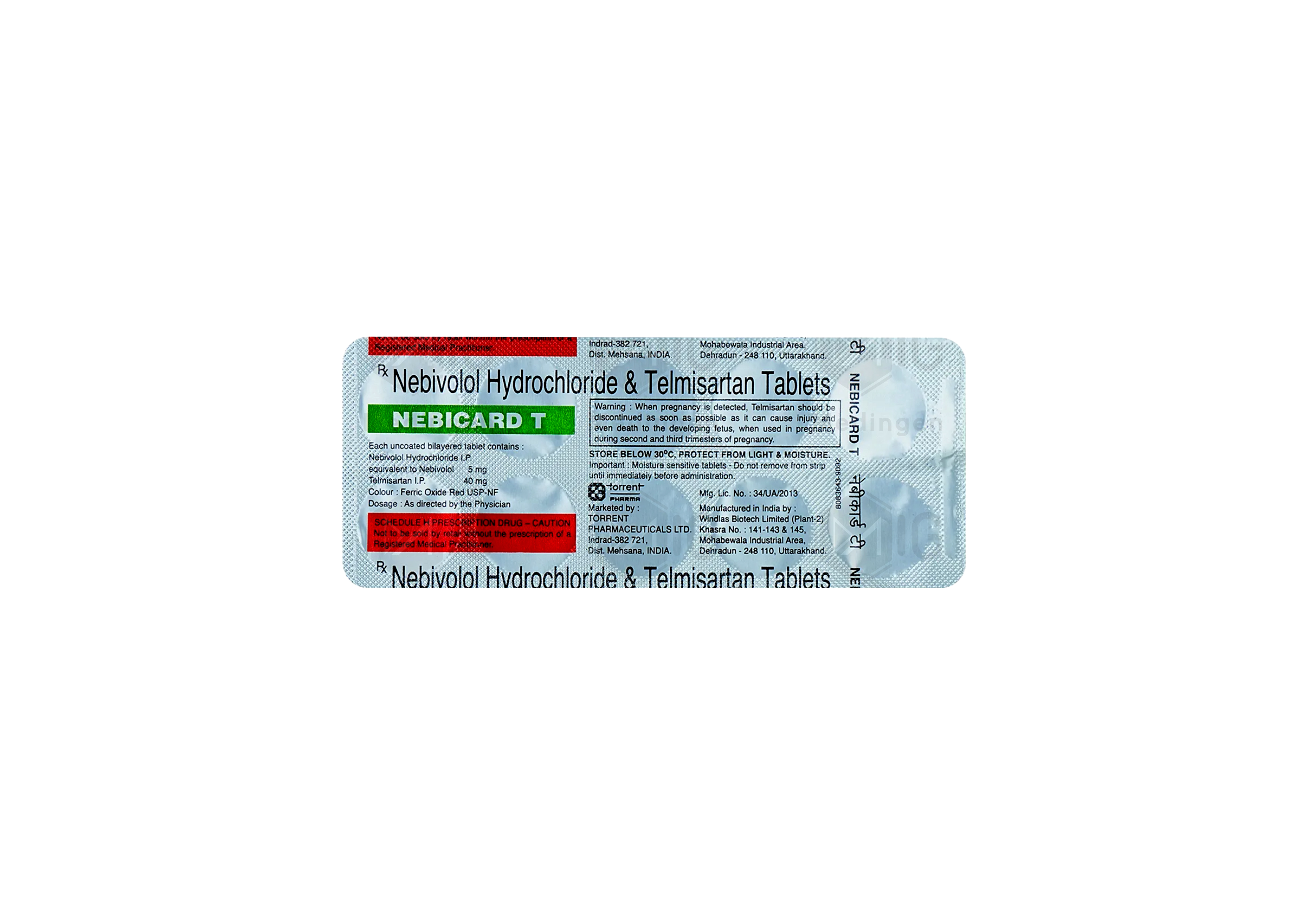 NEBICARD T 10 TABLETS